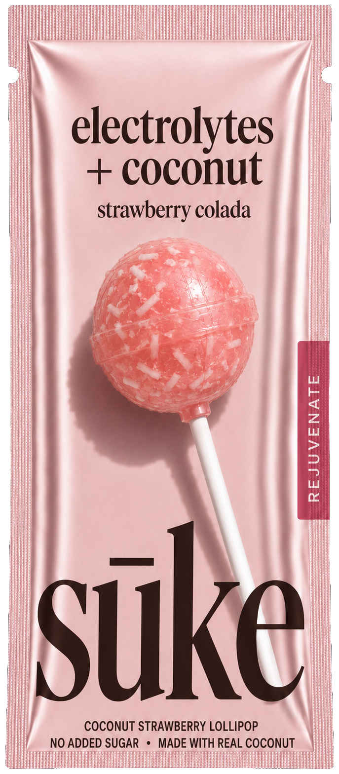 sūke strawberry colada lollipop